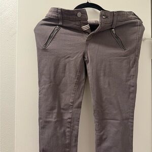 Anthropology Gray Zipper Pocket Pants